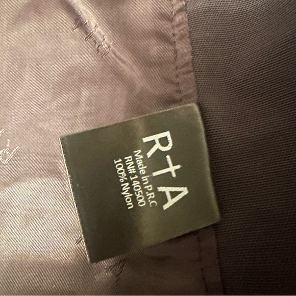 RtA Vicki Corset Bustier Zipper Detail Black top - Picture 5 of 7